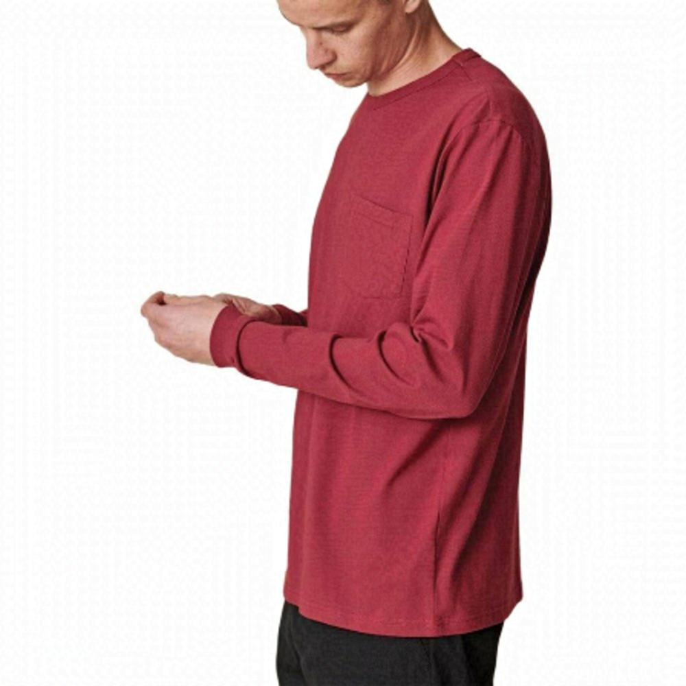 GLOBE "Every damn day" top Mens long sleeve tshirt rhubarb